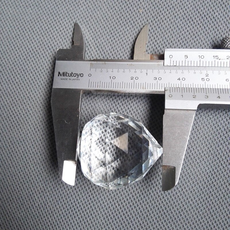 38 stuks/partij 30mm Clear AAA Crystal Facet Ball Kroonluchter Crystal Ball Prism voor bruiloft & fengshui producten kroonluchter