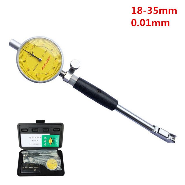 18-35-50-160mm 0.01mm Dial Bore Gauge Hole Diameter Measuring Gauge Inside Diameter Scale Cylinder Volume Meter Dial Indicator: 18-35mm