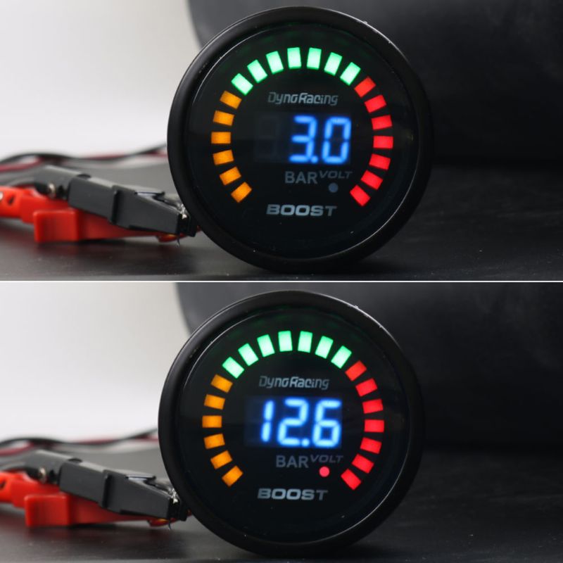 2 ''52 Mm Auto Auto Turbo Boost Gauge Meter-1 ~ 3 Bar Druk Monitor 12V W sensor