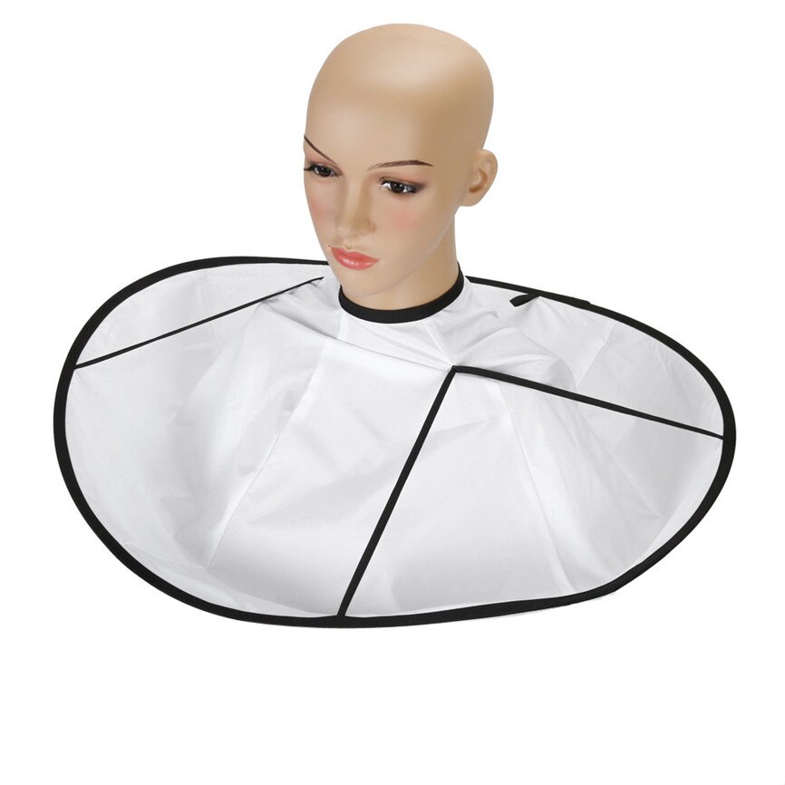 DIY capa de corte de pelo capa de paraguas salón barbería y estilistas de hogar uso para salón Barbero accesorio especial de pelo J #2: White