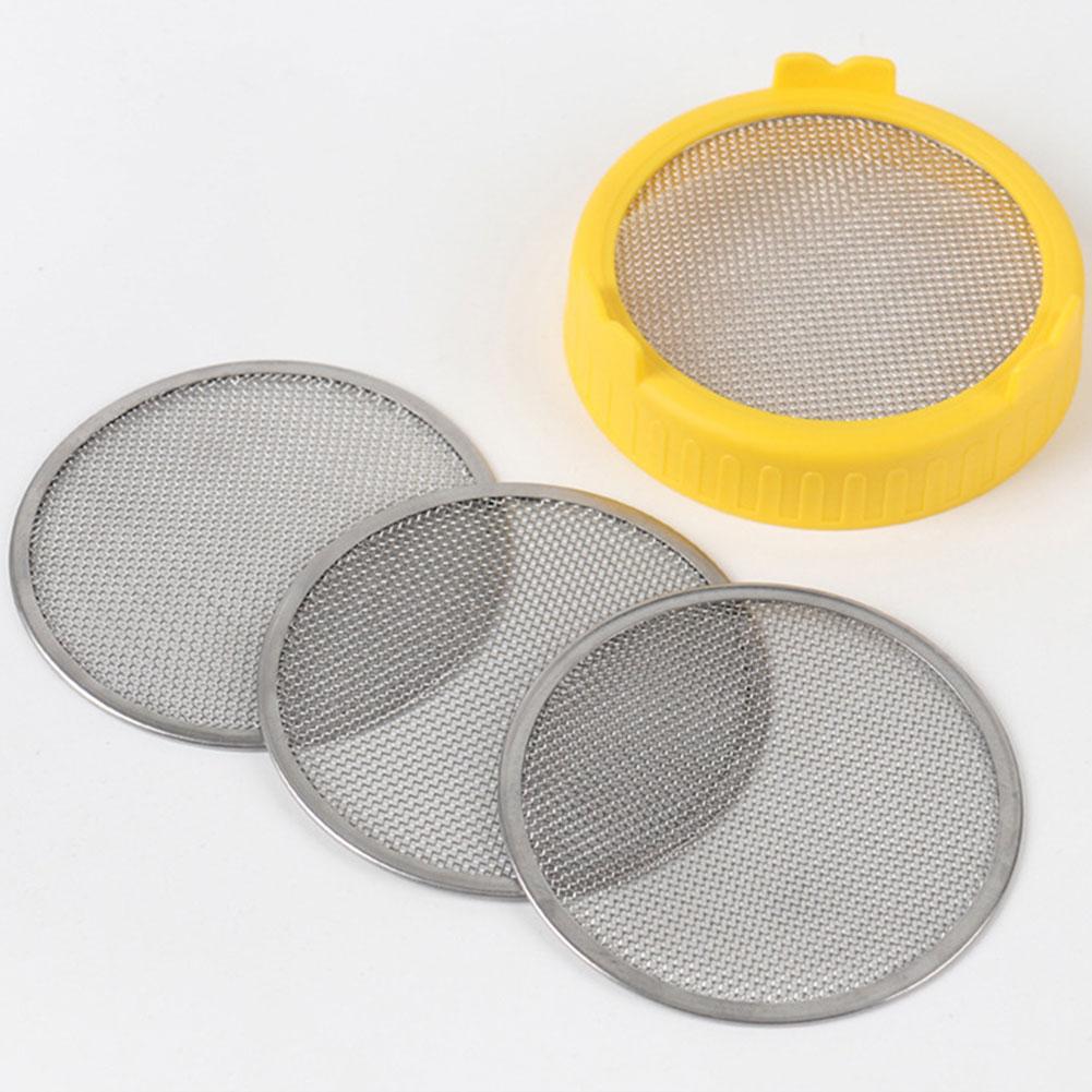 Weithals Kunststoff Mason Jarhipping Samen Ernte Keimung für Glas Pflanze Keim deckel Lebensmittel Mesh Spross Abdeckung für Einmach glas