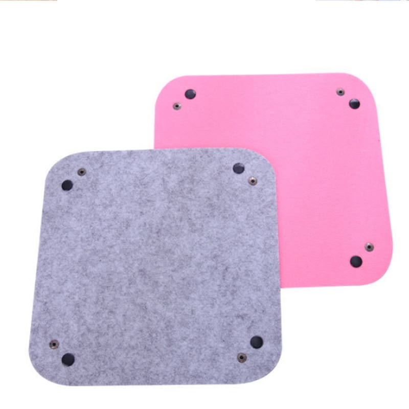 Enipate Felt Foldable Storage Trays for Dice Table Games Key Wallet Coin Box Tray Square Placemat Storage Box Desktop Decorative