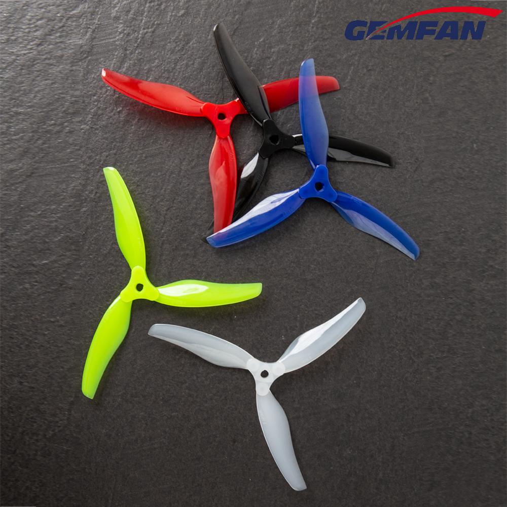 10Pairs GEMFAN Floppy Proppy F5135 F6030 5.1/ 6inch Foldable 3-Blade Propeller for FPV Freestyle Long Range 4/6S 5/6inch Drones