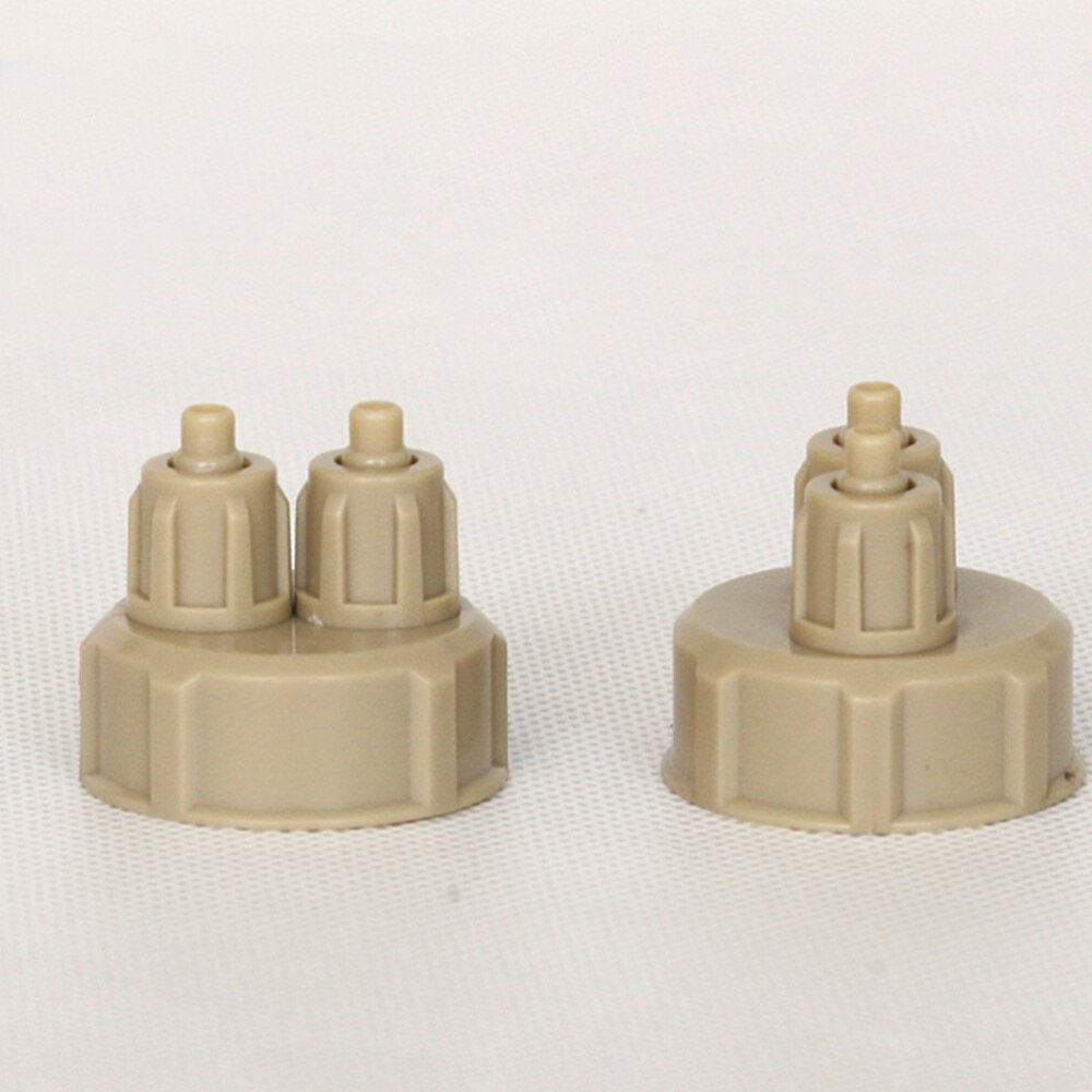2PCs Co2 Bottle Cap Practical Portable DIY Reactor Cap Co2 Bottle Cap for Aquarium