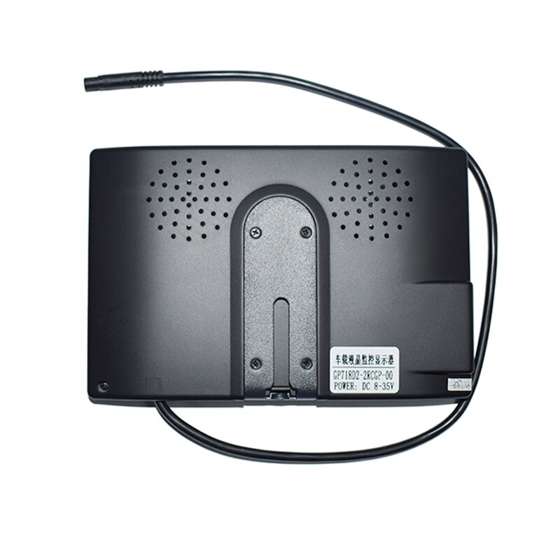 7 inch tft lcd-monitor hd-kleuren auto-achteruitkijkmonitor 2- kanaals video-ingang auto-onderdelen