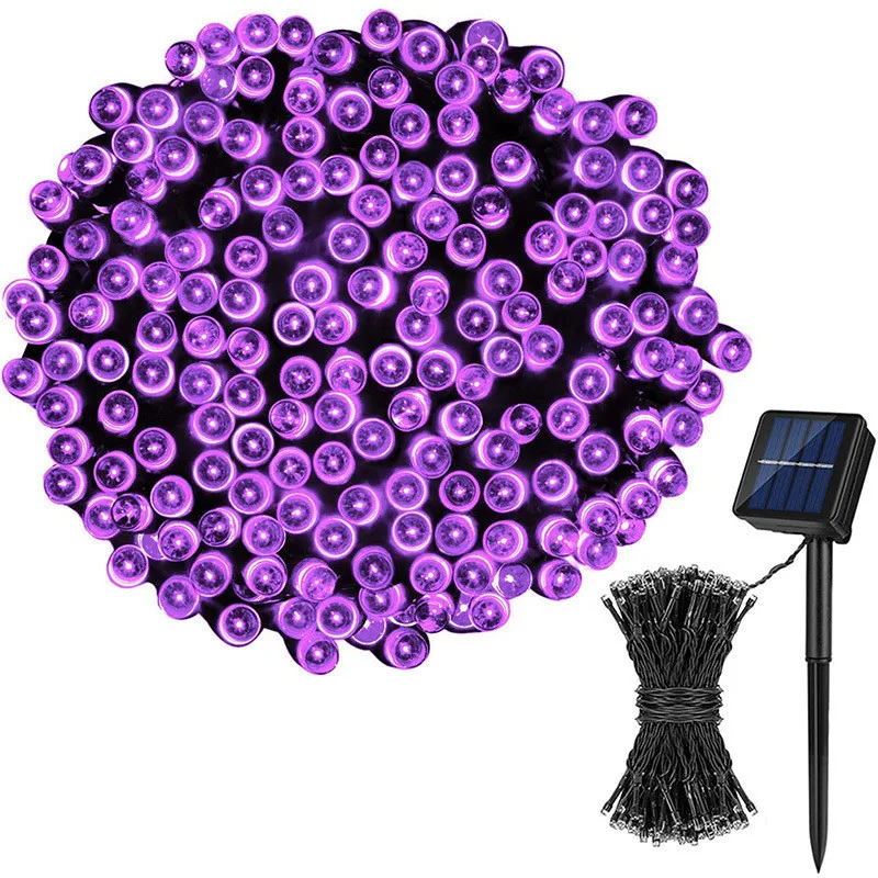 30 Led chaîne solaire lumière fée jardin étanche lampe extérieure 6V guirlande pour fête de décoration de la maison: Rouge / 0,5W