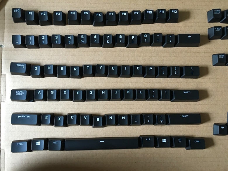 1 Set Keycaps Voor Logitech G610 Echte Transparante Keycap