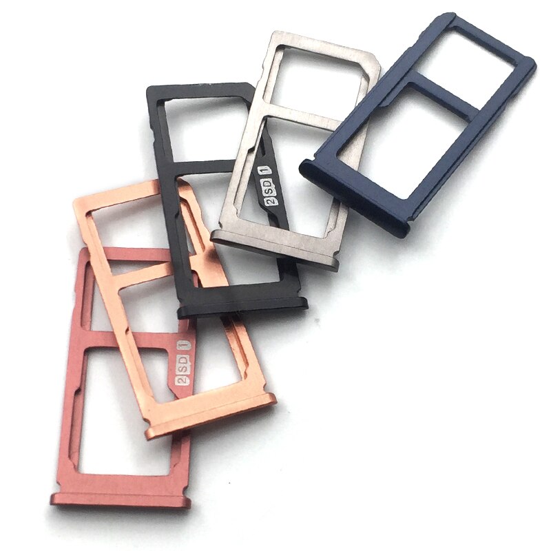 Bandeja de tarjeta Micro SIM para Nokia N8 8, soporte de ranura Dual SIM, azul oscuro/Negro/rosa/oro rosa/gris, piezas de repuesto,