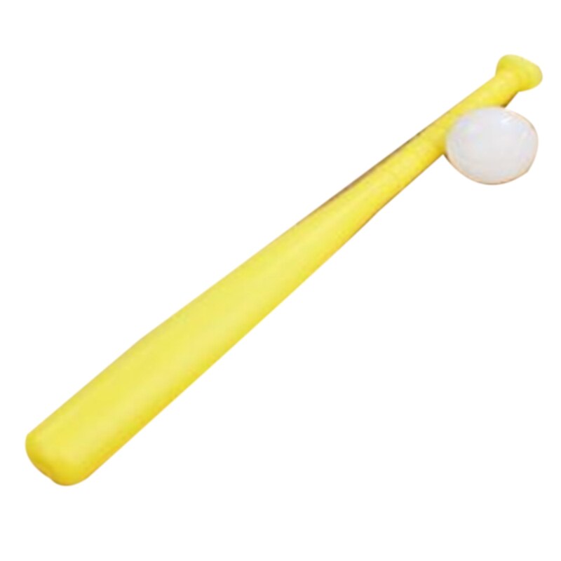 Juego al aire libre de plástico bate de béisbol de juguete bate: Yellow