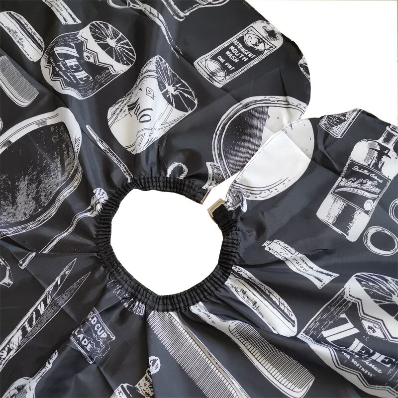 Hair Cutting Cloth Adjustable Button Hairdressing Hair Cape Waterproof Cape Salon Haircut Shoulder Cloth