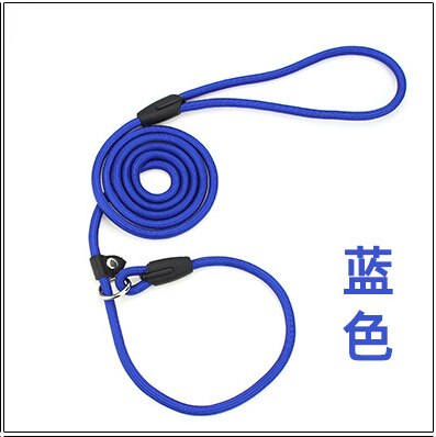 Pet Hondenlijn Rope Nylon Verstelbare Training Lead Pet Hondenlijn Strap Touw Tractie Hond Harnas Kraag lood: Blauw / Diameter 0.8 cm