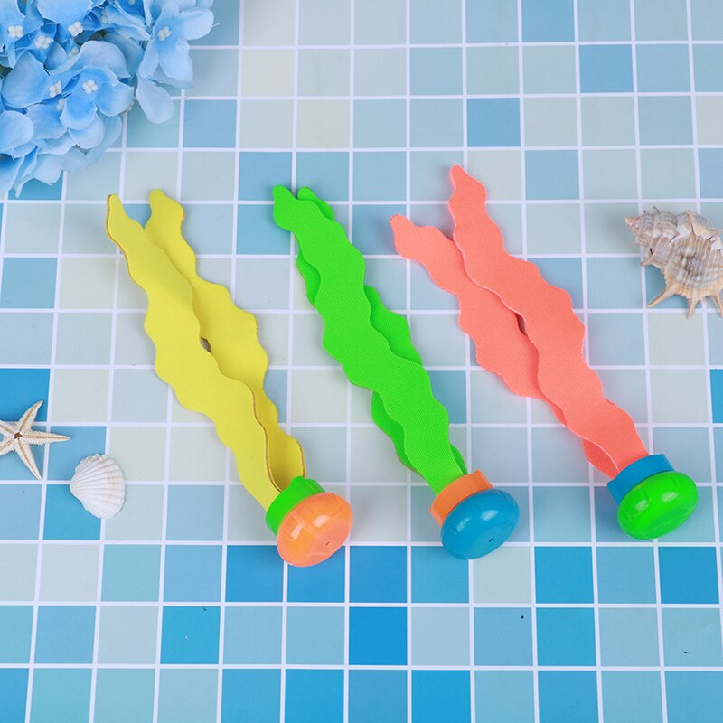 3Pcs Zomer Speelgoed Ouder-kind Water Games Zwembad Games Zeewier Duiken Speelgoed Kind Onderwater Duiken Zeewier Speelgoed Sport Voor Kid