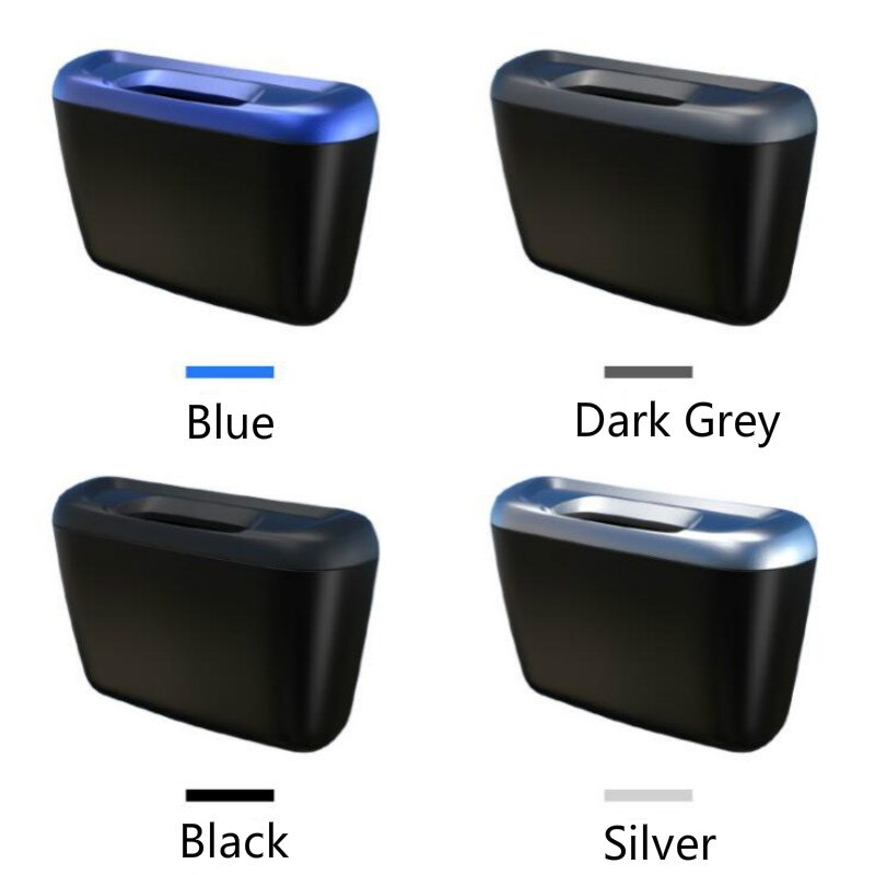 Mini Car Trash Auto Rubbish Dustbin Trash Can Garbage Dust Case Box Car Storage Case Car Trash Bin Car Accessories