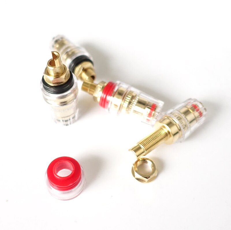 Pure copper crystal terminal power amplifier terminal speaker terminal（10pcs）