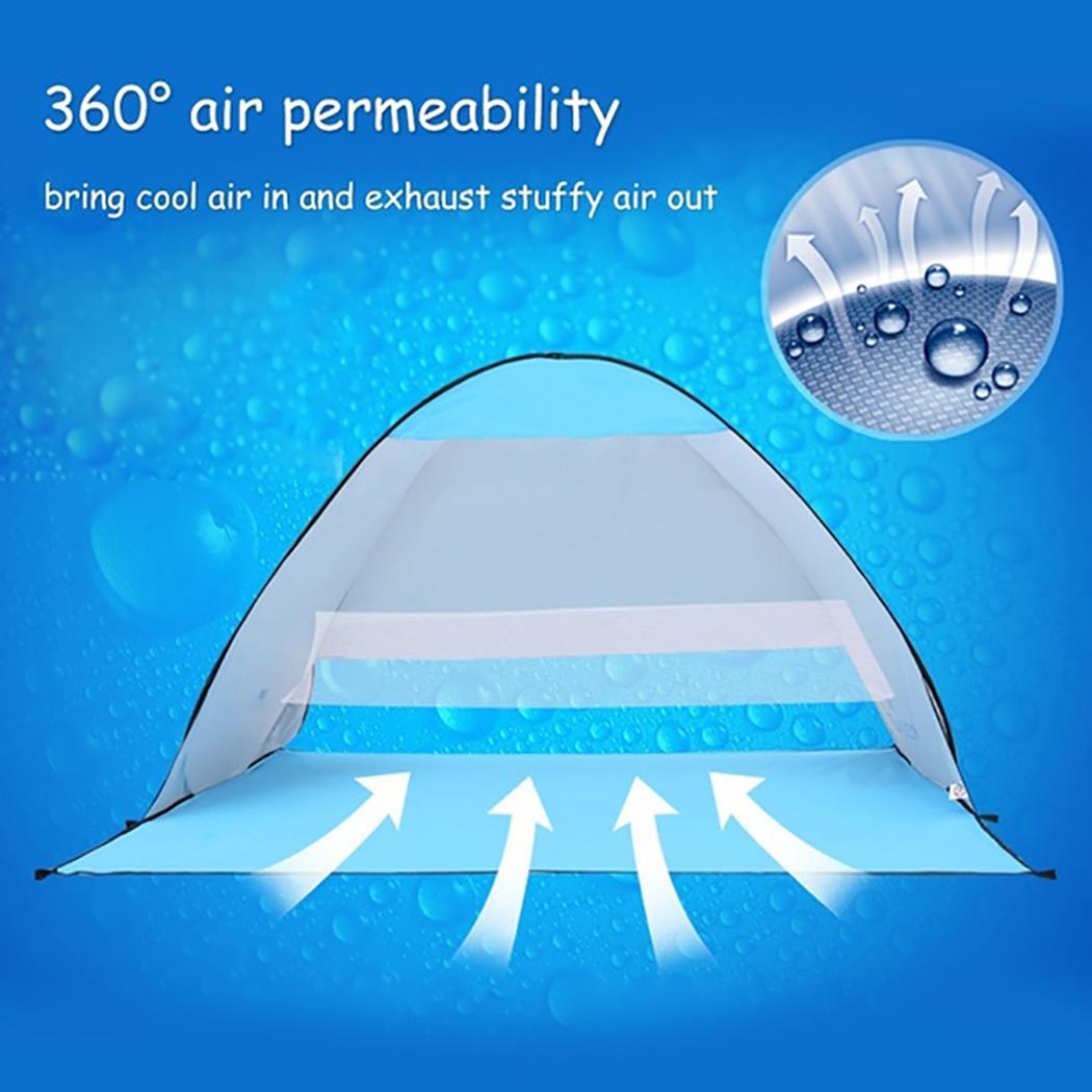 Automatic Camping Tent Summer Tent Shelter Camping Outdoor Portable UV Protection Beach Tent for Hiking Travelling Summer Supply