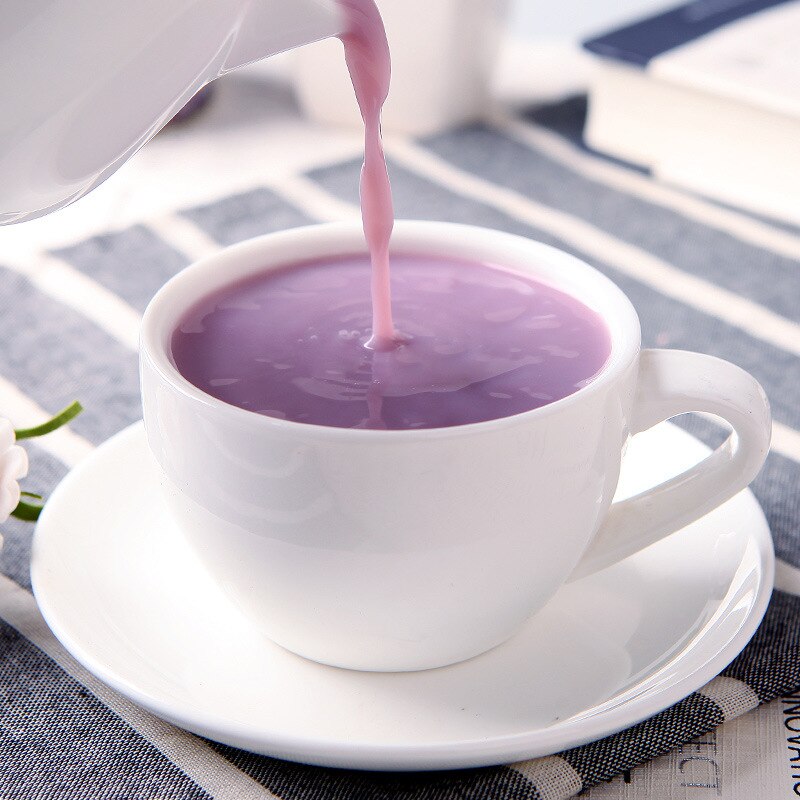 chine Lanmeinaicha myrtille lait thé instantané myrtille lait thé en poudre après-midi thé pour la saveur laiteuse exquis en conserve