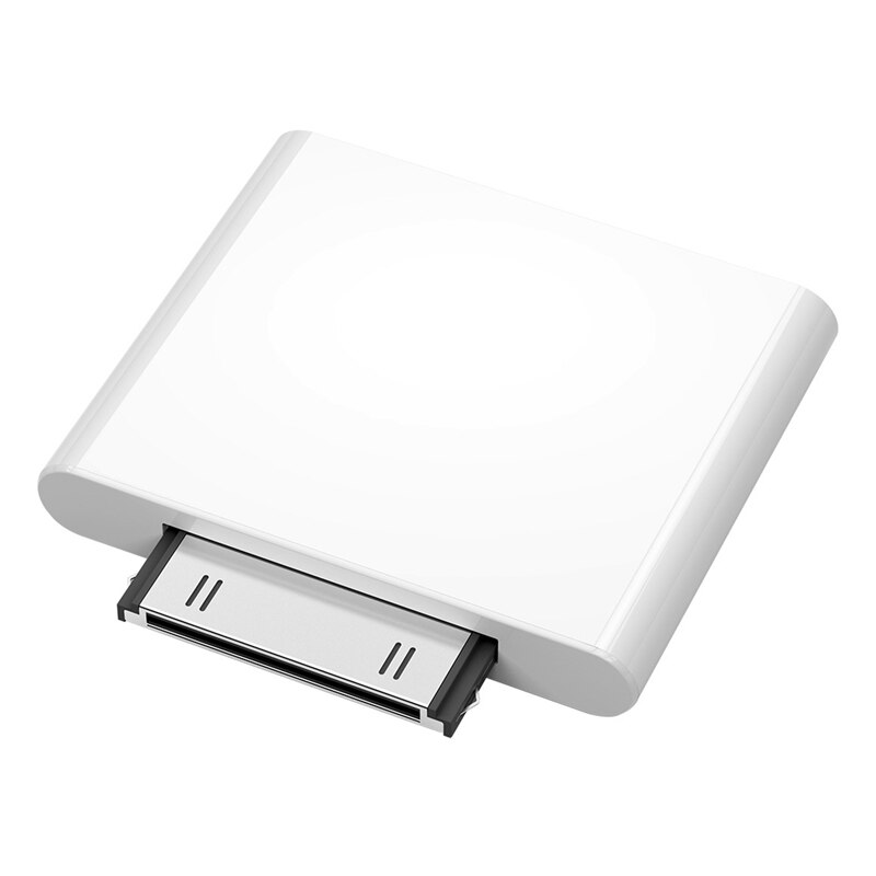 Adaptateur transmetteur Bluetooth pour IPod Classic Touch, 30 broches, carte sans fil, récepteur Aux, écouteurs, Dongle Audio HiFi: White
