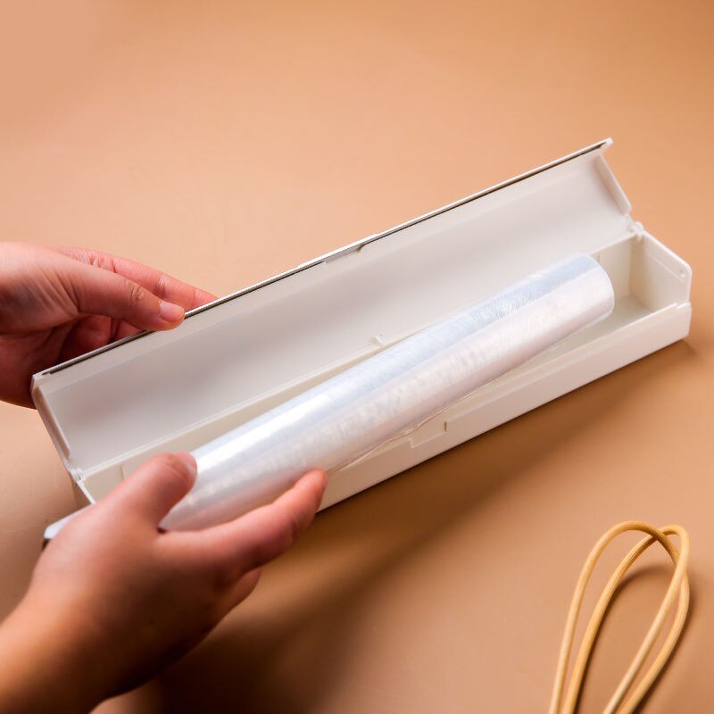 Coupe-Film alimentaire, boîte de découpe de Film plastique spécial, fournitures de rangement de cuisine, produit ménager, matériau PE, nécessités quotidiennes