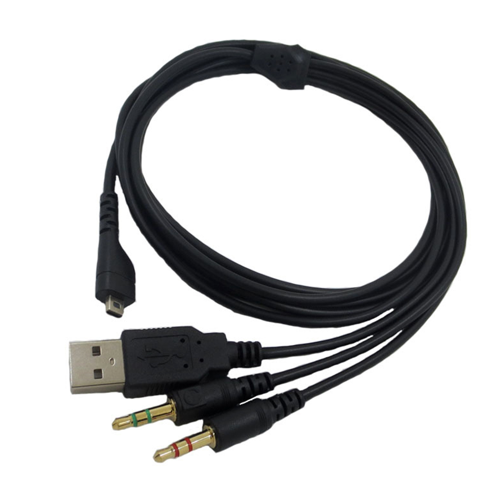 1 to 3 Splitter Cable Gaming Earphone Headset Headphone Audio Cable Adapter for SteelSeries Arctis 3/5/7/Pro Accessories