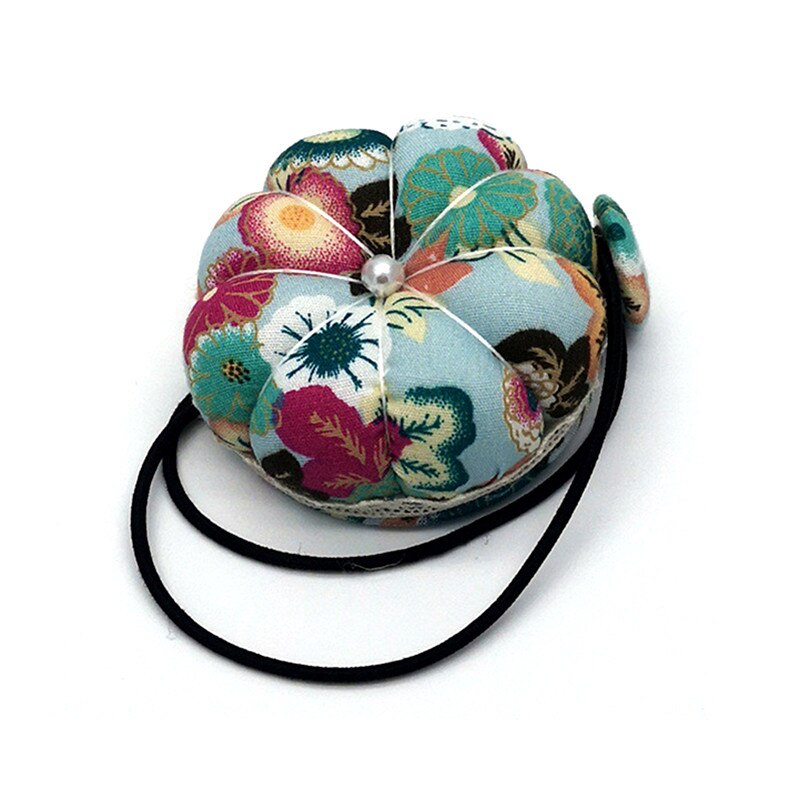 Sewing Pins Accessories Pumpkin Ball Shaped Needle Pin Cushion Pincushion Wrist Strap Stitch Needlework Mat DIY Craft Supplies: B