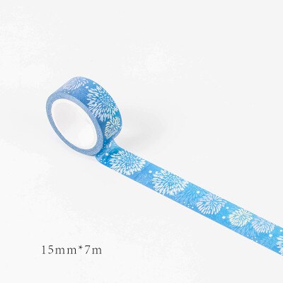 15mm * 7m söta kawaii kyoto dekoration japanska naglar dekorativa washi-tejp gör-det-själv scrapbooking maskeringstejp skolkontorstillbehör: 4