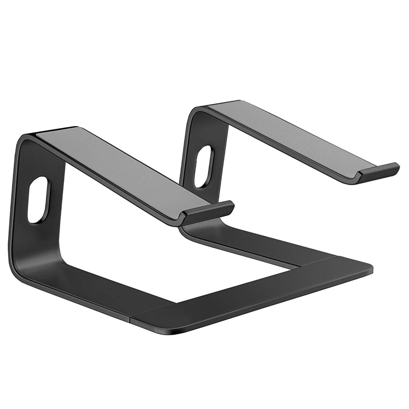 Bærbar pc-stativ i aluminium for skrivebord kompatibel for mac macbook pro bærbar holder ergonomisk heis metallstige for 10 to 15.6 in: Default Title