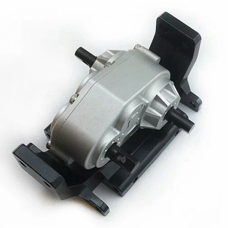 1/10 caixa de transferência de metal para 1:10 rc carro scx10 rc4wd gelande ii d90 rc rastreador mover caixa de velocidades rc veículo peças acessórios