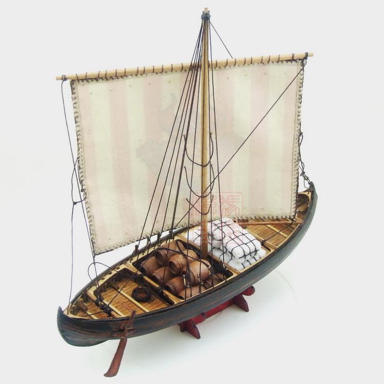 NIDALE-modelo Sacle 1/72, kit de barco de vela de madera clásico del norte de Europa, barcos vikingos, modelo de madera