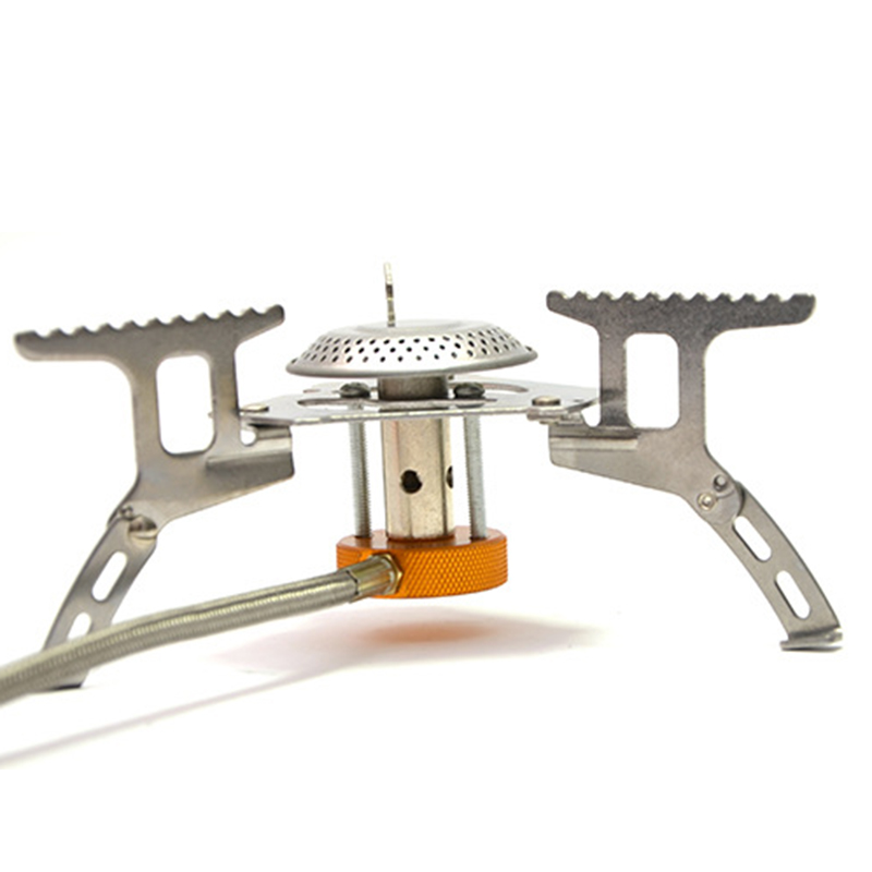 Portable Mini Barbecue Grill Outdoor Stove Compact Camping Hiking Fishing Gas Heater Cooker Tool