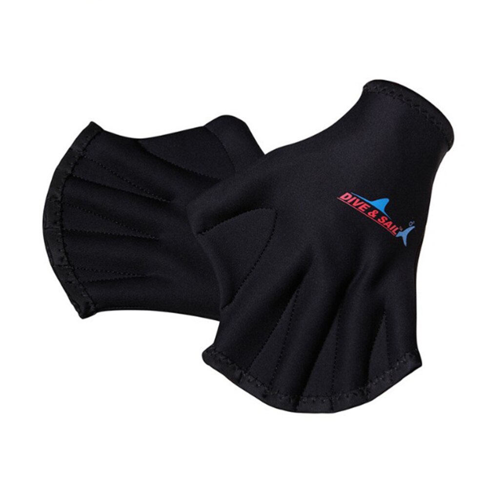 1 paar Schwimmen Handschuhe Schwimmhäuten Aquatische Fit Traning Handschuhe Paddel Tauchen Hand Web (Schwarz): Default Title