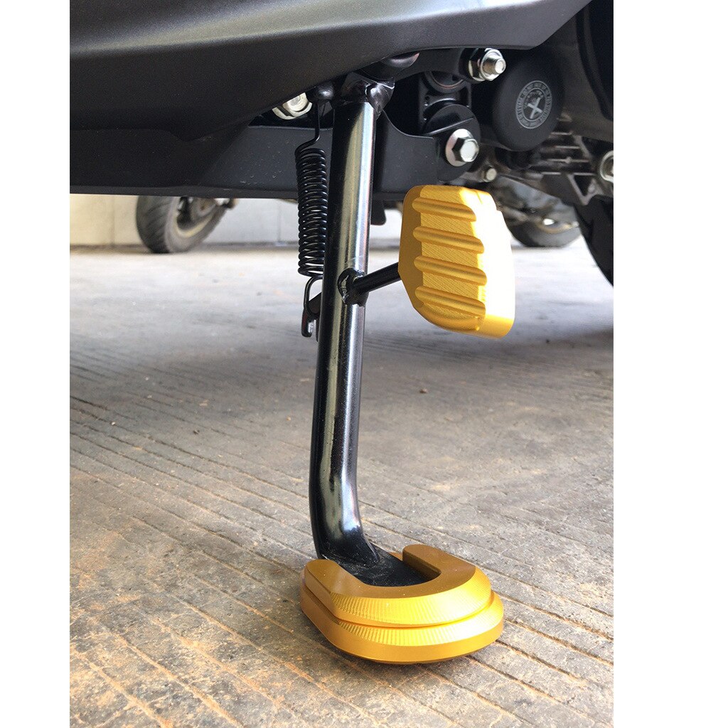 For Honda Forza 300 CNC Anti-Slip Side Stand Kickstand Enlarger Pad Decorative Cover Forza300 Motorcycle Accessories