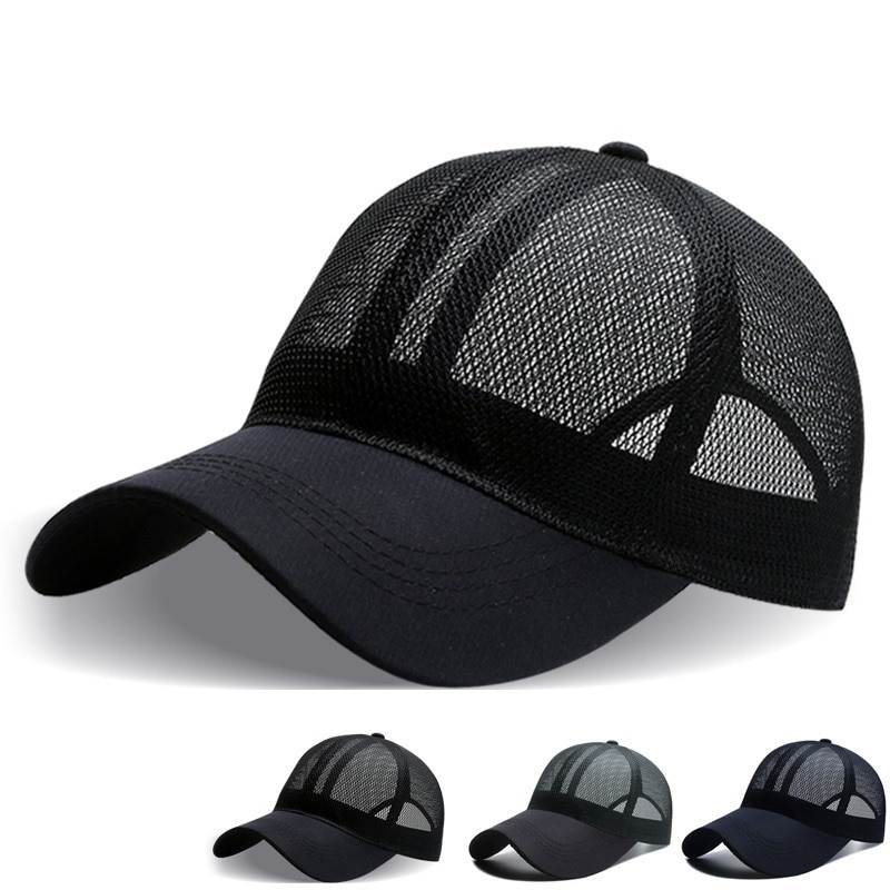 Sport Volledige Mesh Cap Heren Baseball Caps Zonnehoed Outdoor Sport Caps