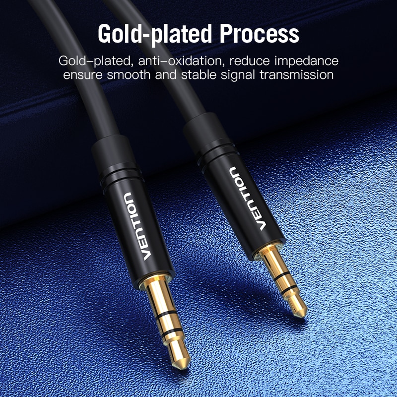 Vention aux kabel 2.5mm til 3.5mm lydkabel jack 3.5 til 2.5 hann aux kabel til bil smarttelefon høyttaler hodetelefon mobil telefon