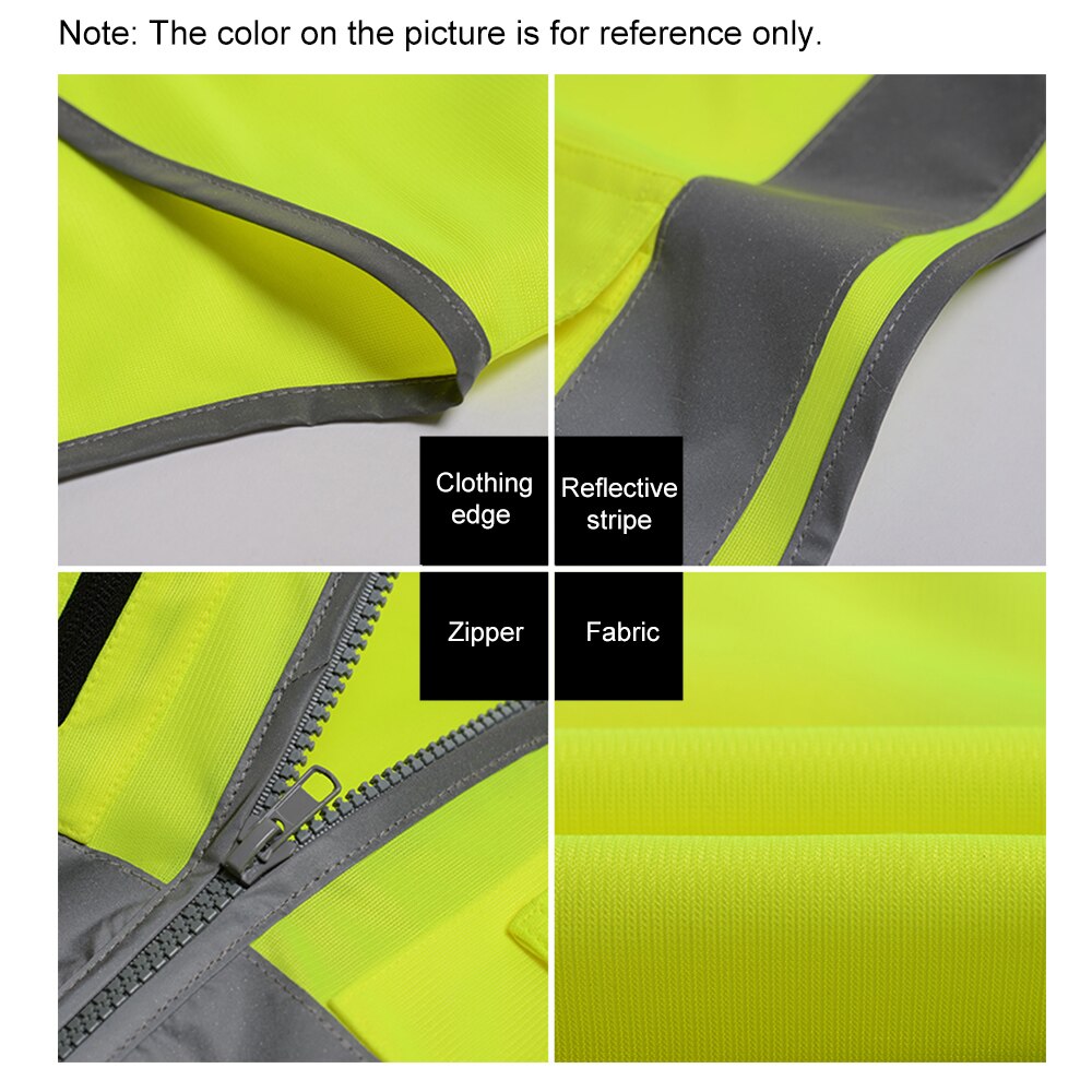Gilet de sécurité réfléchissant haute visibilité | Vêtements de travail de sécurité, moto de jour, moto