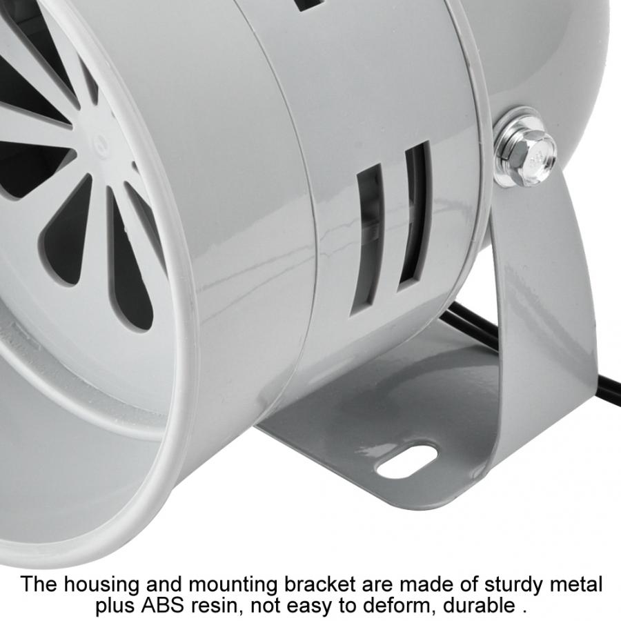 Mini Motor Siren MS-290 220V 40W Electric Motor Driven Alarm Factory Transport Vehicle Mini Fire Prevention Horn sound system