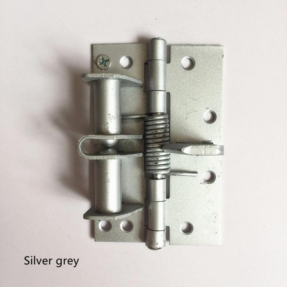 Positionering scharnier Lente zelfinstellende scharnier Automatische sluiting deur Multi-functie screen deur, houten deur scharnier: Zilver