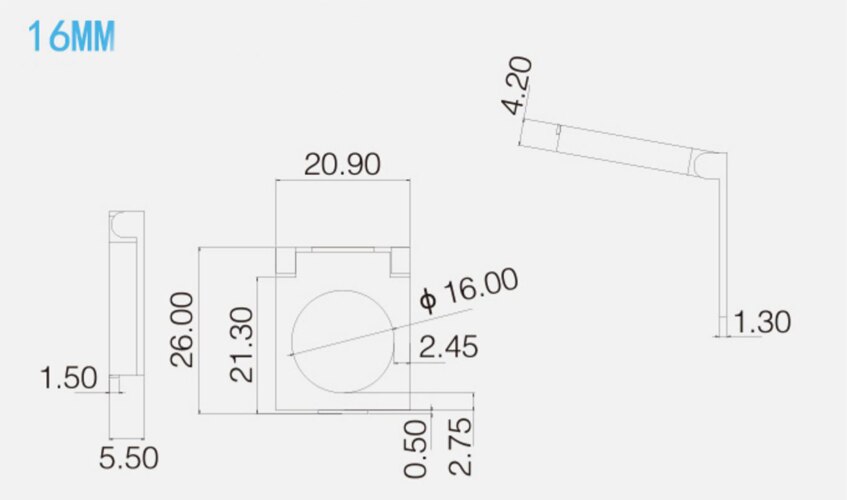 Button waterproof cover 16/19/22mm Push button switch protective covering transparent dustproof and waterproof protection device: Beige