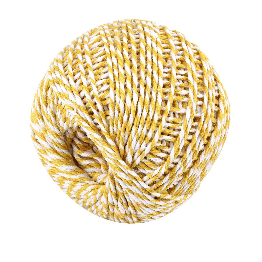 100M Natural Burlap Hessian Twine Cord Hemp Rope Party Wedding Wrapping Cords Thread DIY Scrapbooking Craft Decor L*5: F