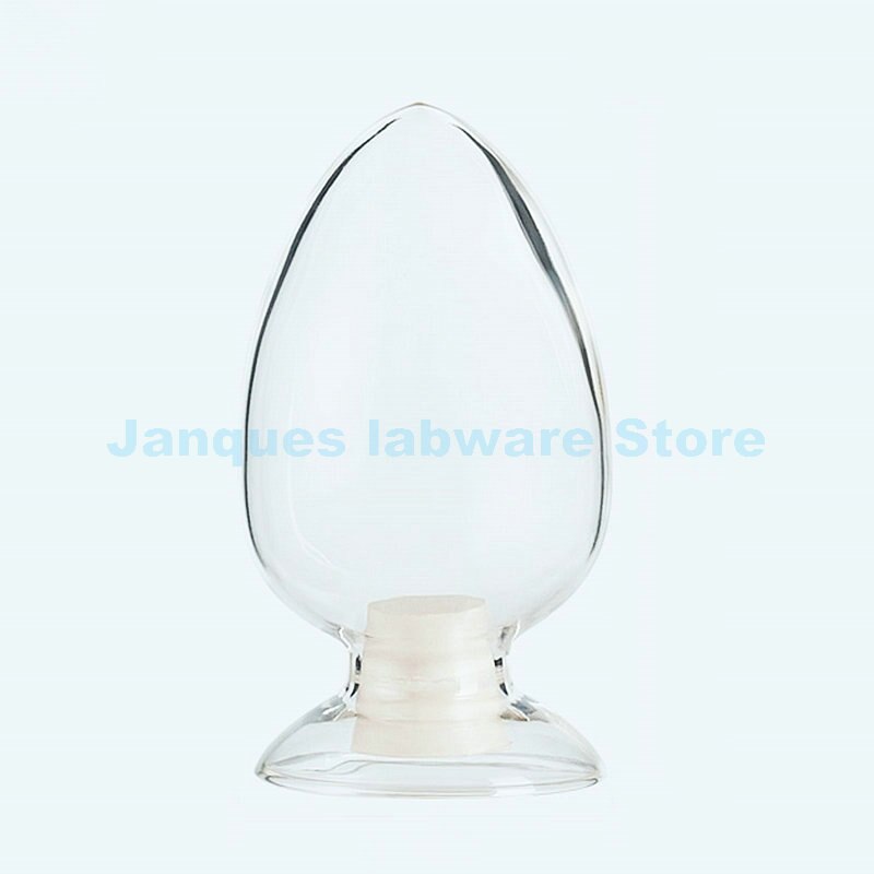 125/250/500ml Conical Glass Sample Bottle, Display show Bottle with Rubber Plug, Laboratory Glass Container