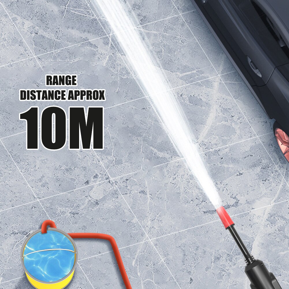 Przenośny 12V/21V akumulatorowa myjka ciśnieniowa środek robić mycia samochodów zasilanie bateryjne wysokociśnieniowa myjnia samochodowa rozpylać czyszczący pistolet na wodę
