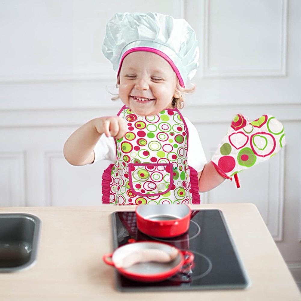 Kinderen Bakvorm Tool Set Cake Voedsel Bakken Schort Keukengerei Set Voor Verjaardag Kinderen Dag