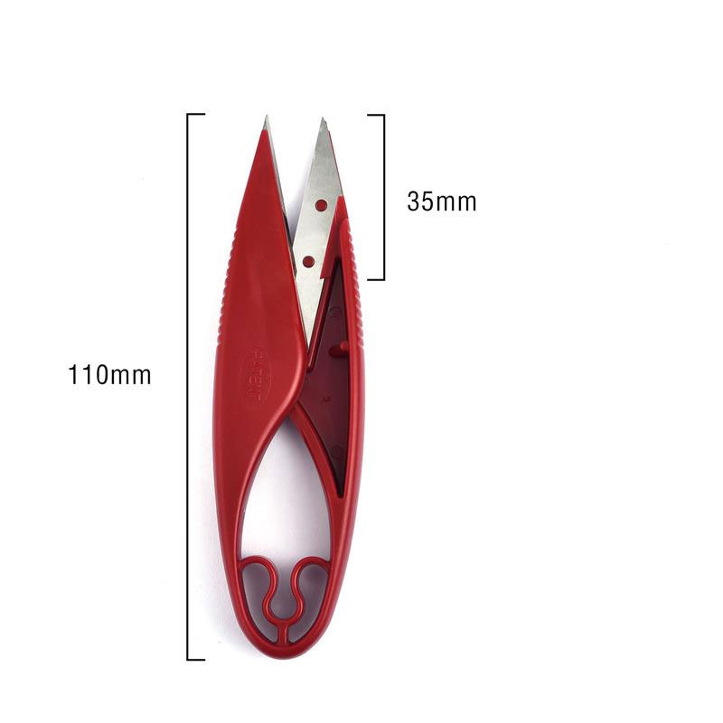 Stainless Steel Yarn Shears Cutting Sewing Scissors for Fabric Shears Cross Stitch Scissors Embroidery Scissor U Thread Scissors: 1pc1