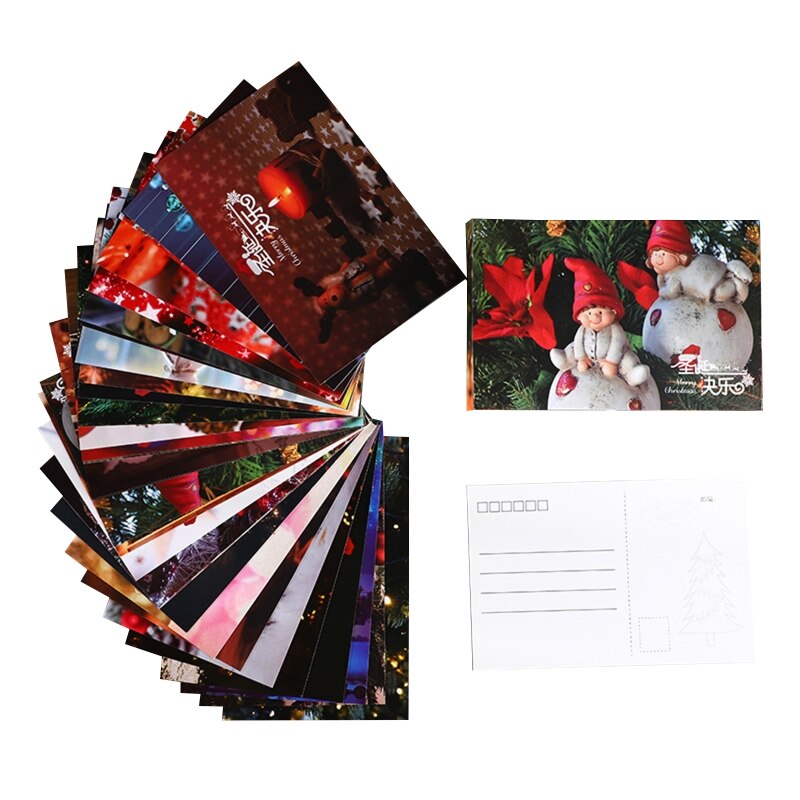 Christmas 3D Stereo Greeting Card AR Virtual Imaging Technology D08F