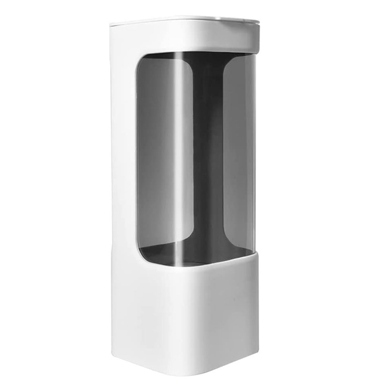 Distributeur de gobelets jetables à pression, porte-gobelet pour refroidisseur d'eau, distributeur de gobelets jetables à montage mural avec pâte pour le bureau à domicile: white