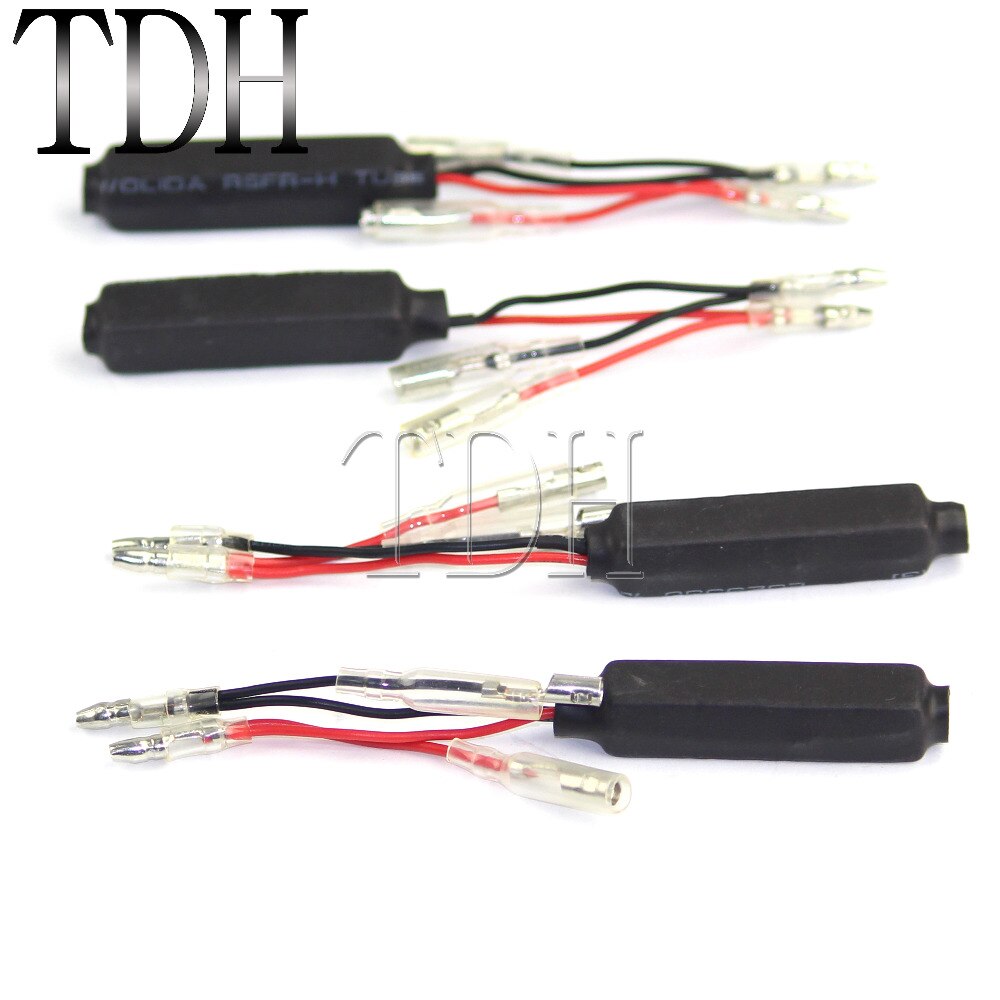 4 stuks universele 12v 10 w 10 ohm motorfiets richtingaanwijzers led moto signalen licht indicatoren knipperlichten flitsers