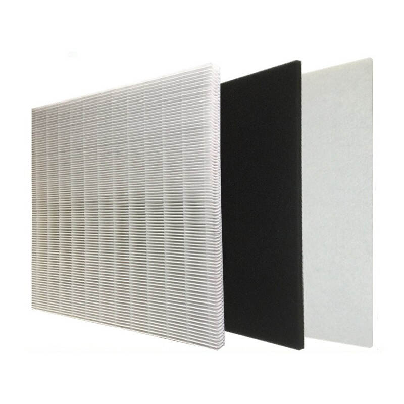 3 in 1 Air Purifier Compound Filter with HEPA Filter Activated Carbon Filter 300*300mm DIY Air Cleaner Filter H12 Level