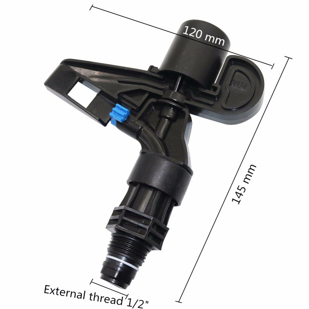 1/2 "buitendraad Spuit Rocker Mondstuk Landbouw Tuin Water Spuit Nozzles Waterbesparende Irrigatie Sprinkler 1 Pc