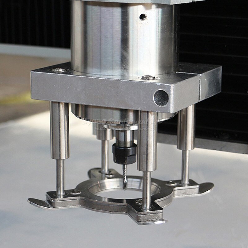 Cnc router graveringsmaskine 65mm 80mm spindel pressepladeholder armatur flydende trykføder gør-det-selv dele klemmeanordning