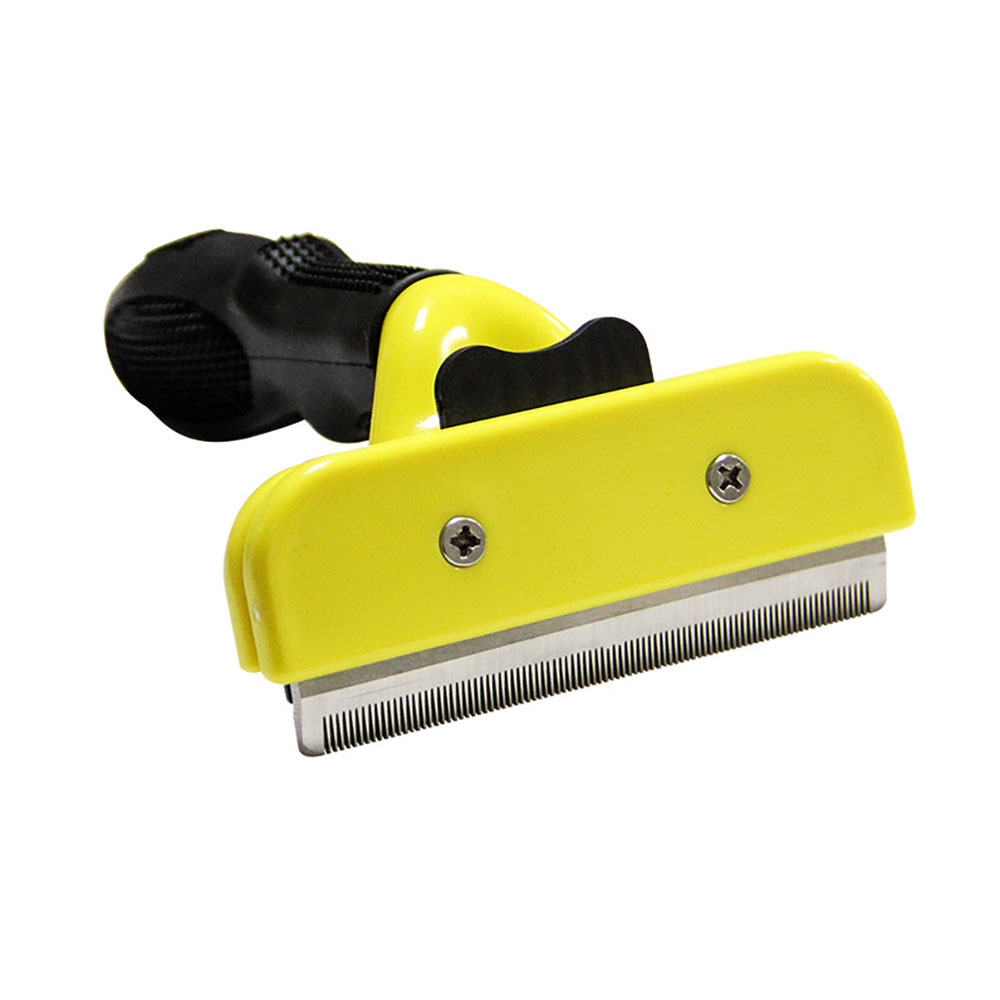 Dog Hair Removal Brush Combs Soft Handle Pet Trimmer Product Grooming Tools Supply Detachable Clipper Attachment