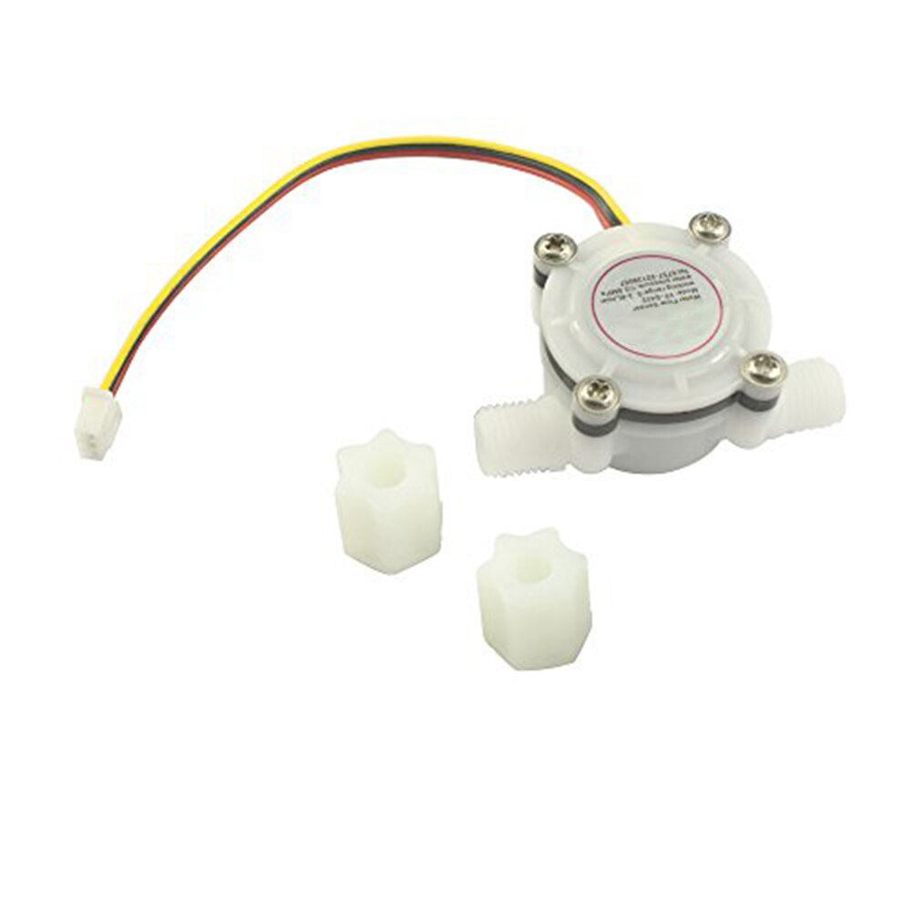 Meting Analyse-instrumenten 1/2 ''Water Flow Sensor 1-30L/Min Hall Flowmeter Temperatuursensor Arduino Turbine Meten